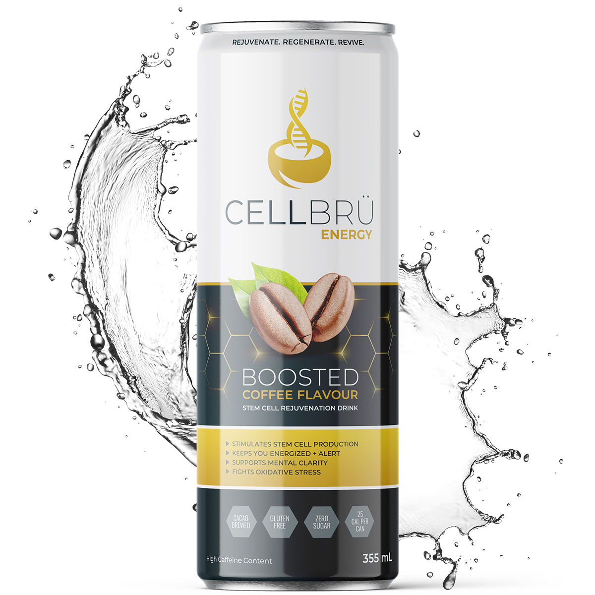 CellBrü Energy Coffee Flavour Can