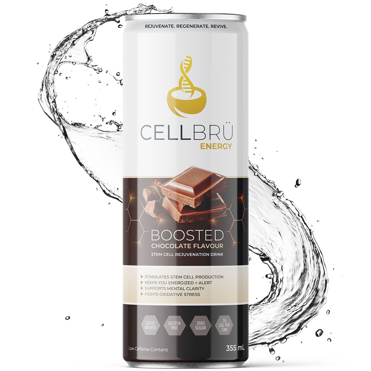 CellBrü Energy Chocolate Flavour Can